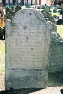 Photo of Daniel Malcolm's Grave